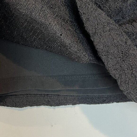 Talbots Black Lace Nylon Blend Top Long Sleeve Gathered Waist Size XS NWT - Picture 3 of 10